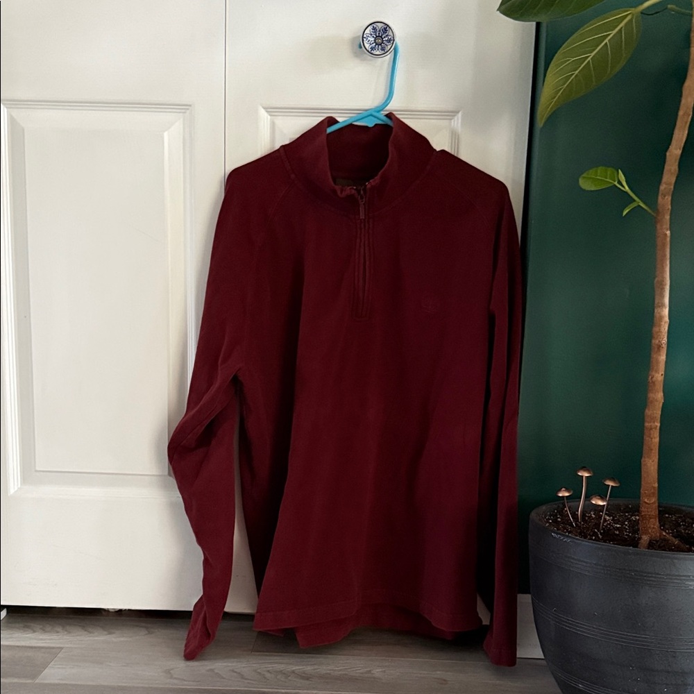 Timberland Men’s Cotton 1/4 Zip, Size XXL